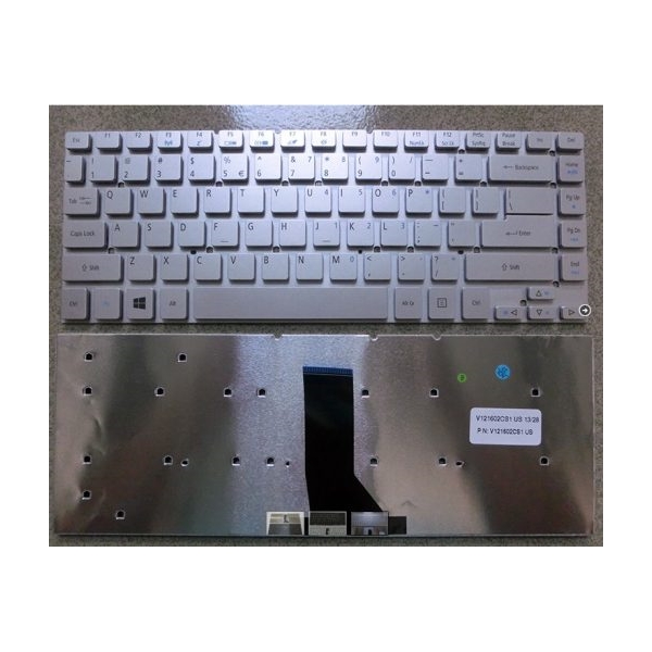 Bàn phím laptop Acer Aspire 3830 4755 4830, V3-431, V3-471, V3-472, Travelmate P245, Gateway NV47 – 4830 BẠC