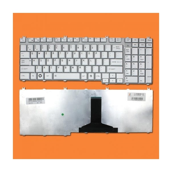 Bàn phím laptop Toshiba Qosimio G50 X205 X300 X305 X500 X505 F750 F755, Satellite A500 A505 S500 – P200 TRẮNG